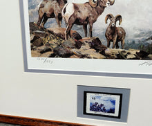 Load image into Gallery viewer, Ken Carlson - 1986 Boon and Crockett Club Stamp Print With Stamp - Brand New Custom Sporting Frame