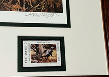 Load image into Gallery viewer, Ken Carlson - 1992 Texas Turkey Stamp Print With Double Stamps - Brand New Custom Sporting Frame