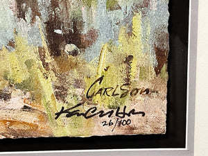 Ken Carlson High Plains Pronghorn GiClee Full Sheet - Brand New Custom Sporting Frame