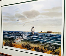 Load image into Gallery viewer, Les McDonald - Filling A Limit - Lithograph - Brand New Custom Sporting Frame