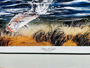 Les McDonald - Filling A Limit - Lithograph - Brand New Custom Sporting Frame
