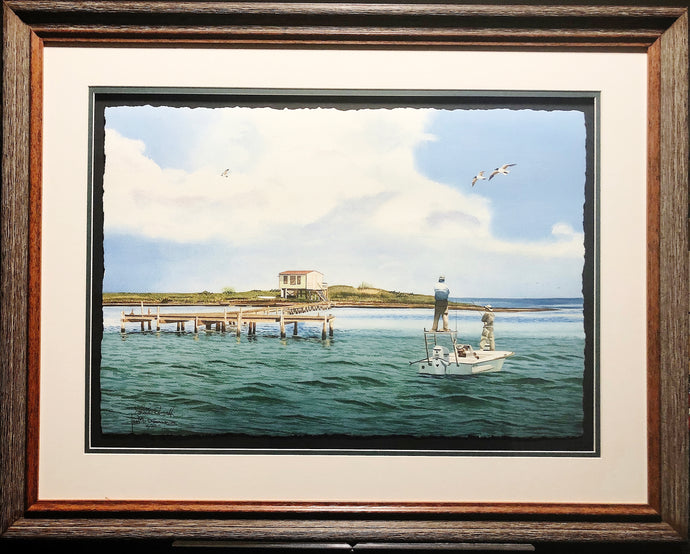 Les McDonald Mansfield Mauling GiClee Half Sheet - Artist Proof Number 1 Of 20 - Brand New Super Custom Sporting Frame