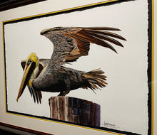 Load image into Gallery viewer, Les McDonald Taking Flight GiClee Full Sheet #1 - Brand New Super Custom Sporting Frame