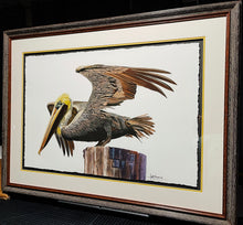 Load image into Gallery viewer, Les McDonald Taking Flight GiClee Full Sheet #1 - Brand New Custom Sporting Frame
