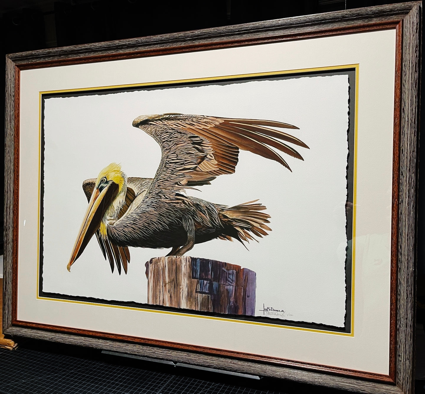 Les McDonald - Taking Flight - GiClee #1 - Brand New Custom Sporting Frame
