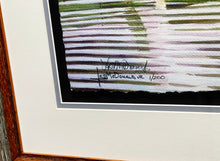 Load image into Gallery viewer, Les McDonald - Wading Whooper - GiClee&quot;, Classic Whooping Crane  - Number 1 Of 200 - Brand New Custom Sporting Frame