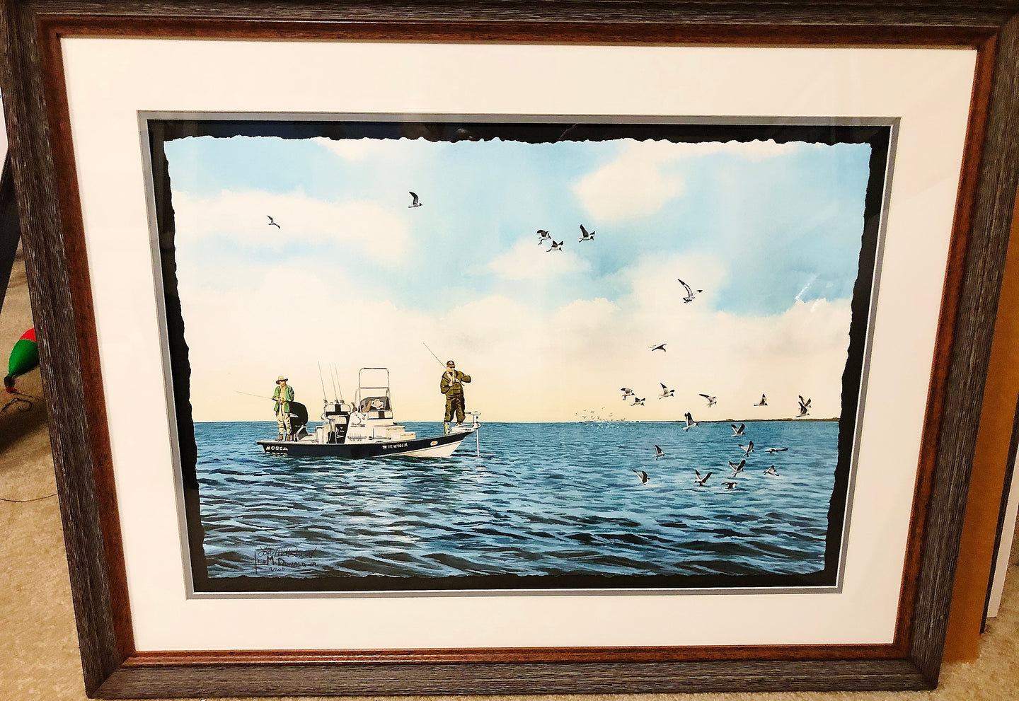 Les McDonald - Workin' The Birds - HS GiClee - Brand New Custom Sporting Frame
