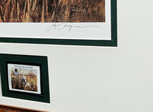 Load image into Gallery viewer, Lou Pasqua - 2000 Texas Quail Stamp Print With Stamp - Brand New Custom Sporting Frame