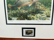 Load image into Gallery viewer, Mark Susinno 2003 Texas Saltwater Stamp Print With Stamp - Brand New Super Custom Sporting Frame