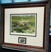 Load image into Gallery viewer, Mark Susinno 2003 Texas Saltwater Stamp Print With Stamp - Brand New Super Custom Sporting Frame