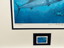 Load image into Gallery viewer, Mike Stidham  1987 Gulf Coast Conservation Association GCCA Stamp Print With Stamp - Brand New Custom Sporting Frame