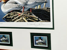 Load image into Gallery viewer, Neal Anderson 1994 Federal Duck Stamp Print With Double Stamps - Brand New Super Custom Sporting Frame