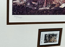 Load image into Gallery viewer, Ragan Gennusa  1999 Texas Turkey Stamp Print With Stamp - Brand New Super Custom Sporting Frame