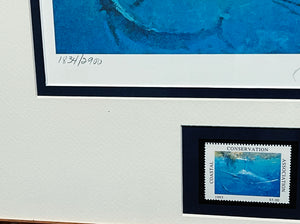 Randall McKissick - 1993 Coastal Conservation Association CCA Print With Stamp - Brand New Custom Sporting Frame