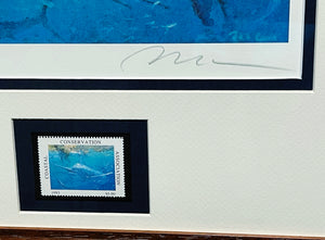 Randall McKissick  1993 Coastal Conservation Association CCA Print With Stamp - Brand New Custom Sporting Frame