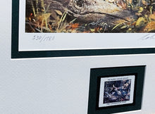 Load image into Gallery viewer, Robert Abbett - 1982 The Ruffed Grouse Society Conservation Stamp Print With Stamp - Brand New Custom Sporting Frame