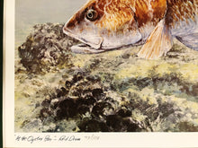 Load image into Gallery viewer, Russ Smiley - At The Oyster Bar - Lithograph 1989 - Brand New Custom Sporting Frame