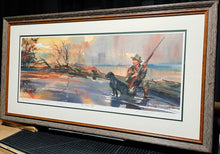 Load image into Gallery viewer, Sam Caldwell - Ten Years Old - Lithograph Texas Ducks Unlimited -  Brand New Custom Sporting Frame