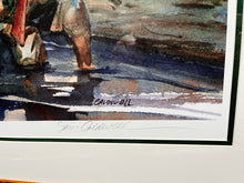 Load image into Gallery viewer, Sam Caldwell - Ten Years Old - Lithograph Texas Ducks Unlimited -  Brand New Custom Sporting Frame