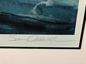 Sam Caldwell Timbalier Gulf Coastal Conservation Association GCCA CCA #1 Of Series 1986 - Brand New Custom Sporting Frame