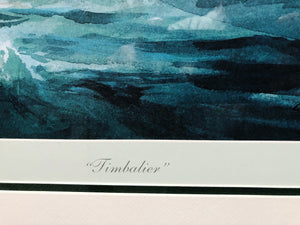 Sam Caldwell - Timbalier - Lithograph Gulf Coast Conservation Association GCCA #1 1986 - Brand New Custom Sporting Frame