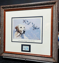 Load image into Gallery viewer, Thompson Crowe 1986 National Waterfowl Conservation Duck Stamp Print With Stamp - Brand New Custom Sporting Frame
