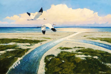 Load image into Gallery viewer, Al Barnes - Cedar Bayou - Full Sheet GiClee - Brand New Custom Sporting Frame