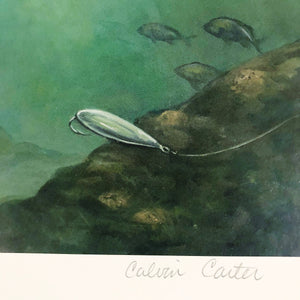 Calvin Carter 2015 CCA Coastal Conservation Association Stamp Print With Stamp - Brand New Custom Sporting Frame