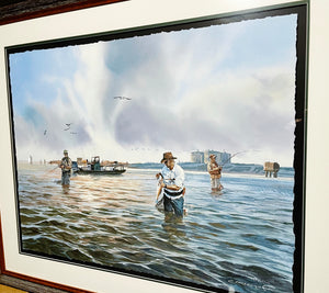 Chance Yarbrough Three Generations At The Tanks GiClee Full Sheet - Brand New Super Custom Sporting Frame
