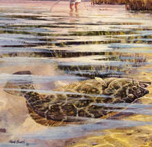 Load image into Gallery viewer, Herb Booth - 2009 Coastal Conservation Association CCA Stamp Print With Stamp - Brand New Custom Sporting Frame
