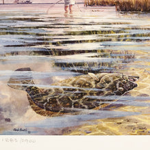 Load image into Gallery viewer, Herb Booth - 2009 Coastal Conservation Association CCA Stamp Print With Stamp - Brand New Custom Sporting Frame