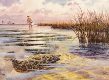Load image into Gallery viewer, Herb Booth - 2009 Coastal Conservation Association CCA Stamp Print With Stamp - Brand New Custom Sporting Frame