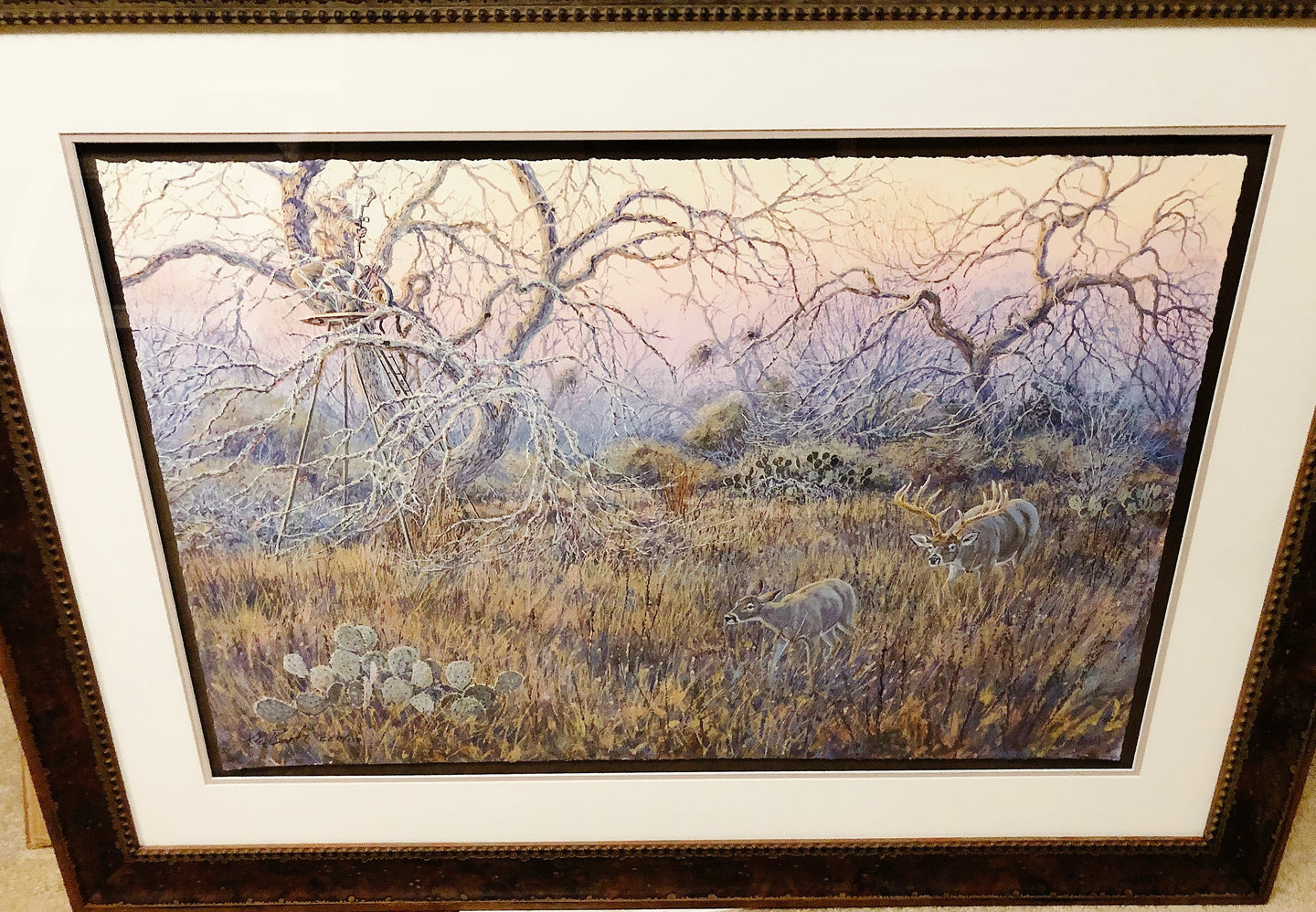 Herb Booth - Silent Salutations - FS GiClee Artist Proof - Brand New Custom Sporting Frame