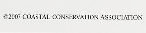 John Dearman 2007 Coastal Conservation Association CCA Stamp Print With Double Stamps - Brand New Super Custom Sporting  Frame