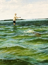 Load image into Gallery viewer, John Dearman - East Cut - Full Sheet GiClee - Brand New Custom Sporting Frame