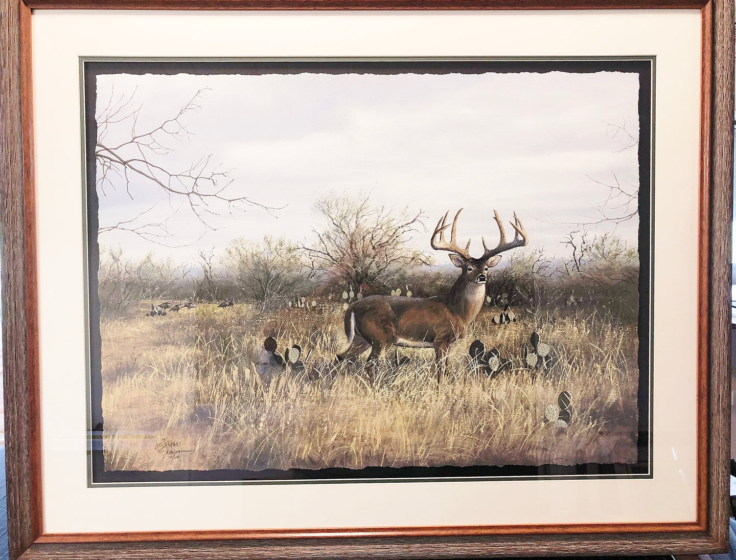 John Dearman - Papa Grande - Full Sheet GiClee - Brand New Custom Sporting Frame