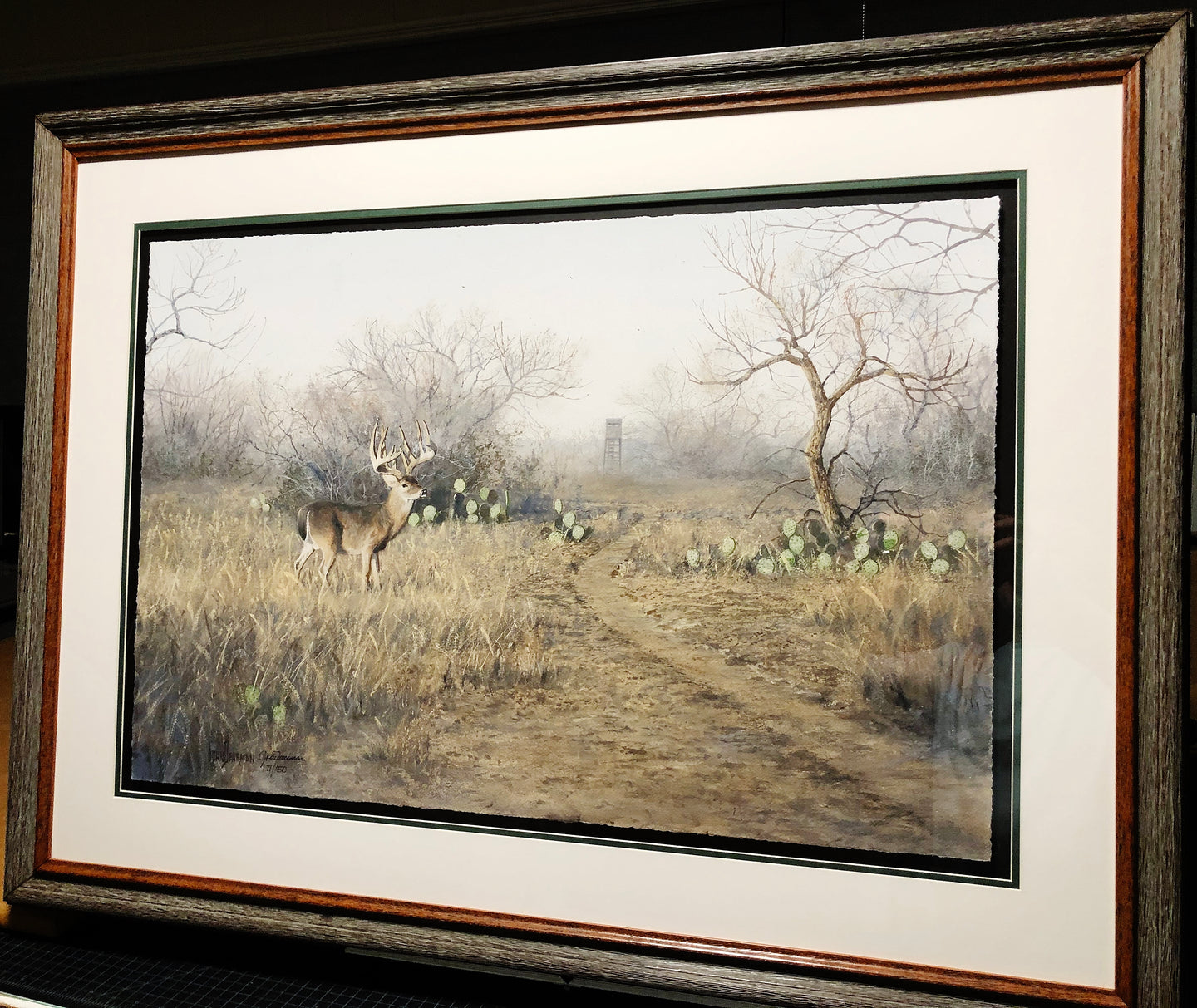 John Dearman - The Loner - CCA FS GiClee - Brand New Custom Sporting Frame