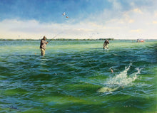 Load image into Gallery viewer, John Dearman - Tide Gauge - Full Sheet GiClee - Brand New Custom Sporting Frame