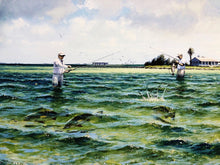 Load image into Gallery viewer, John Dearman - Trout 2005 - Half Sheet GiClee AP - Brand New Custom Sporting Frame