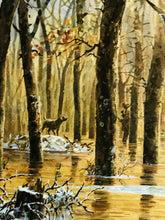 Load image into Gallery viewer, John P. Cowan 1986 Arkansas Duck Stamp Print With Double Stamps - Brand New Super Custom Sporting Frame