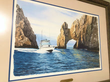 Load image into Gallery viewer, Les McDonald - Fishing Cabo - Original Watercolor Painting - Brand New Custom Sporting Framee