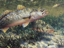 Load image into Gallery viewer, Mark Susinno 2003 Texas Saltwater Stamp Print With Stamp - Brand New Super Custom Sporting Frame