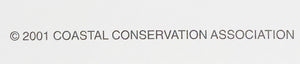 Al Barnes - 2001 Coastal Conservation Association CCA Stamp Print With Stamp - Brand New Custom Sporting Frane