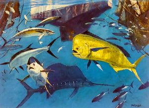 Al Barnes - 2008 Coastal Conservation Association CCA Stamp Print With Stamp - Brand New Custom Sporting Frame