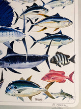 Load image into Gallery viewer, Al Barnes - Gulf Coast Collection With Ultra Rare Redfish Remarque - Lithograph 1980 - Brand New Custom Sporting Frame