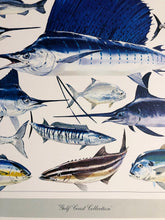 Load image into Gallery viewer, Al Barnes - Gulf Coast Collection With Ultra Rare Redfish Remarque - Lithograph 1980 - Brand New Custom Sporting Frame
