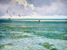 Load image into Gallery viewer, Al Barnes Reds Lithograph - Coastal Conservation Association CCA - Brand New Super Custom Sporting Frame