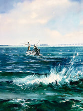 Load image into Gallery viewer, Chance Yarbrough - Into The Backing - GiClee - Fighting Tarpon - Brand New Custom Sporting Frame
