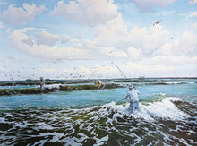 Load image into Gallery viewer, David Drinkard - The Pocket - Lithograph - Brand New Custom Sporting Frame