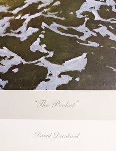 David Drinkard - The Pocket - Lithograph - Brand New Custom Sporting Frame